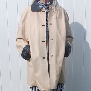 Santa Maria Flore Pazzadel Doumo Leather Jacket Size52 Made In Italy